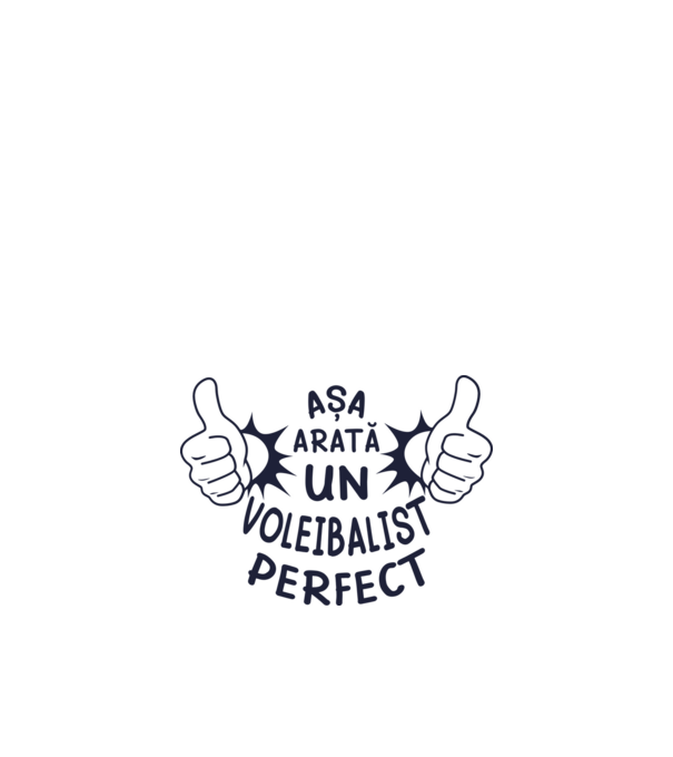 Așa arată un VOLEIBALIST perfect model roșu pe tricou