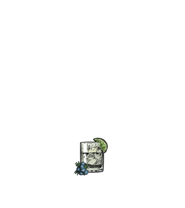 Let the fun be gin model negru pe tricou