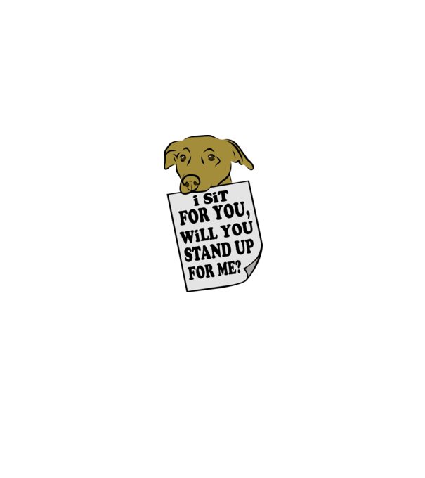 I sit for you model negru pe tricou