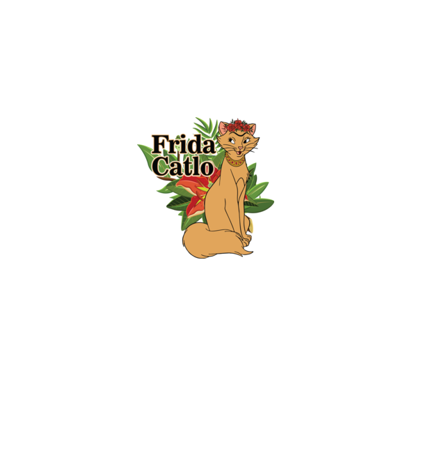 FridaCatlo model negru pe tricou