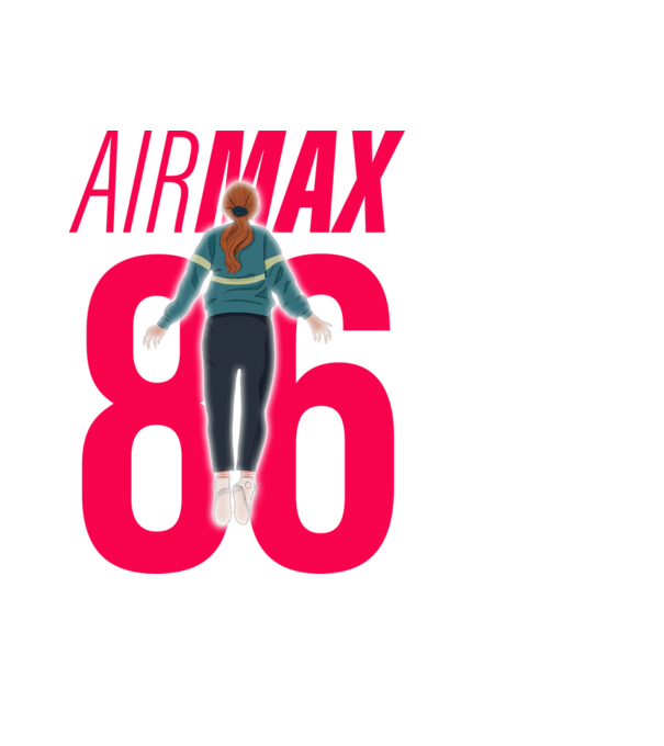 air max 86 stranger things model negru pe tricou