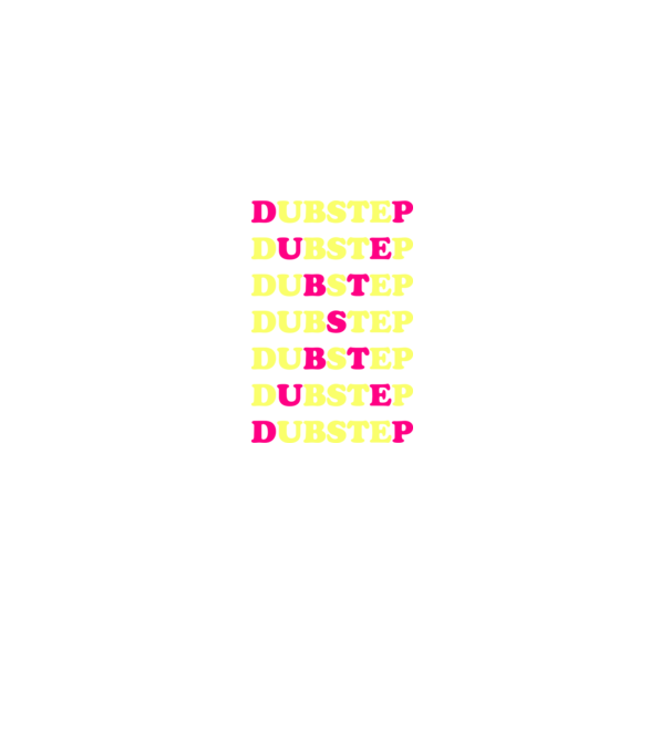Dubstep model negru pe tricou