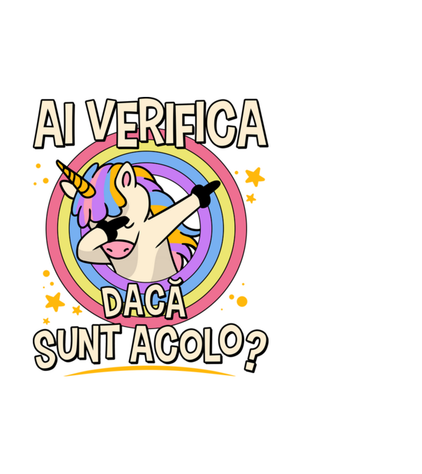 Ai verifica dacă sunt acolo? model alb pe tricou