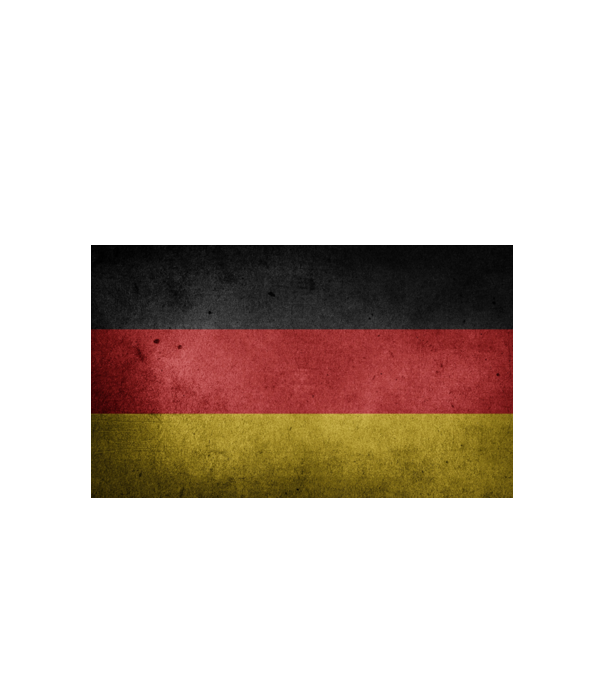 GERMANY model alb pe tricou