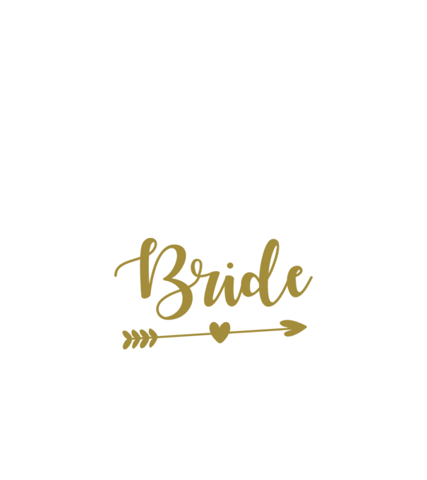 Bride model alb pe tricou