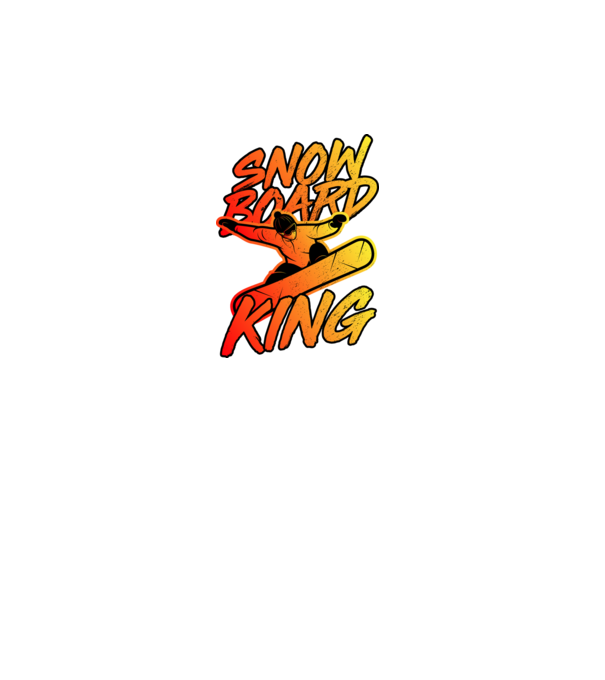 snowboard king model turcoaz pe tricou