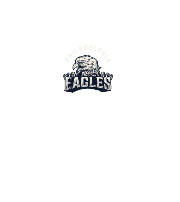Philadelphia Eagles model gri pe tricou