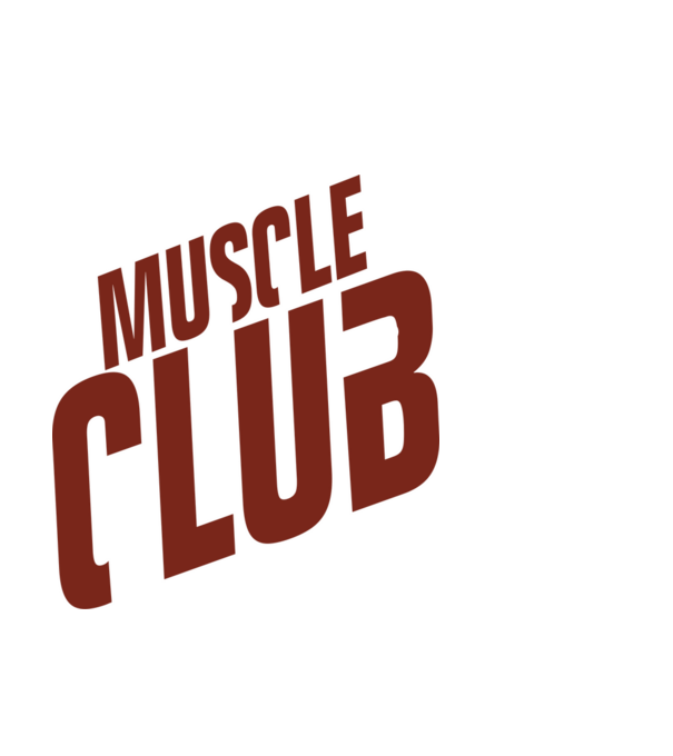 Muscle Club model negru pe tricou