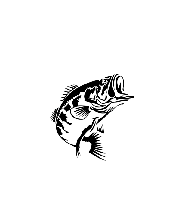 AngryFish model alb pe tricou