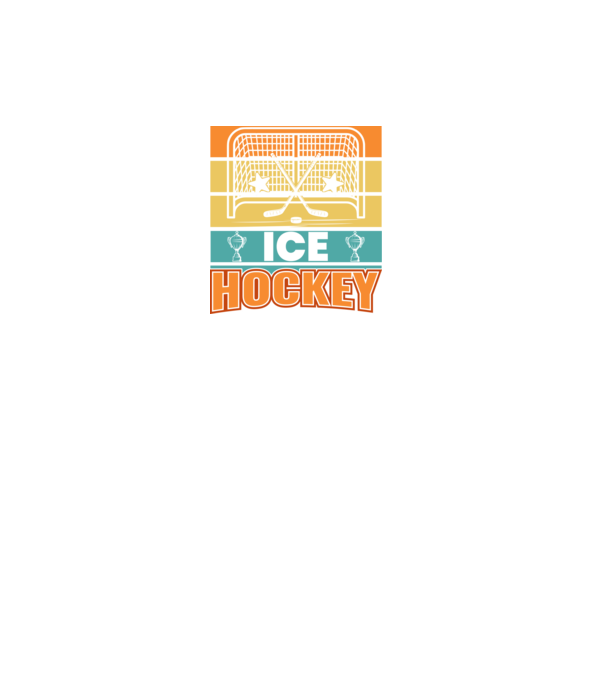 Ice Hockey model negru pe tricou