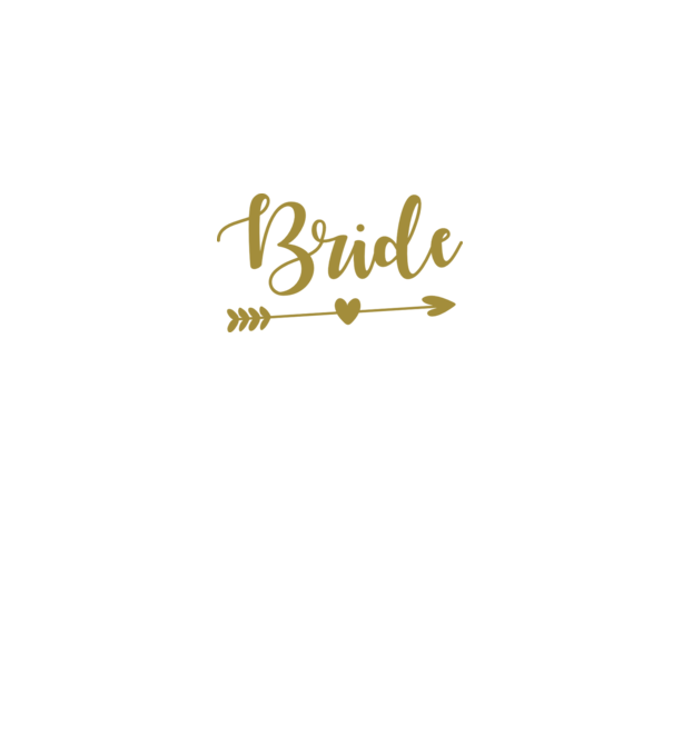 Bride model alb pe tricou