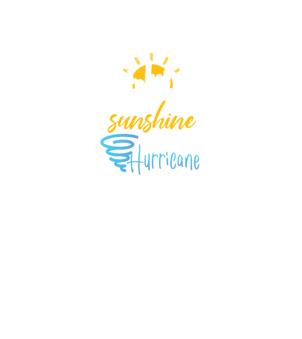 October Girls are Sunshine mixed with a little Hurricane model negru pe tricou