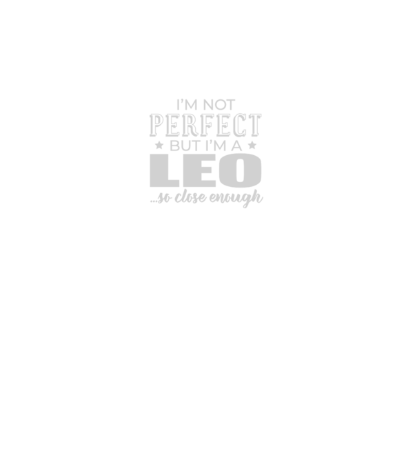 Not perfect, but LEO model negru pe tricou