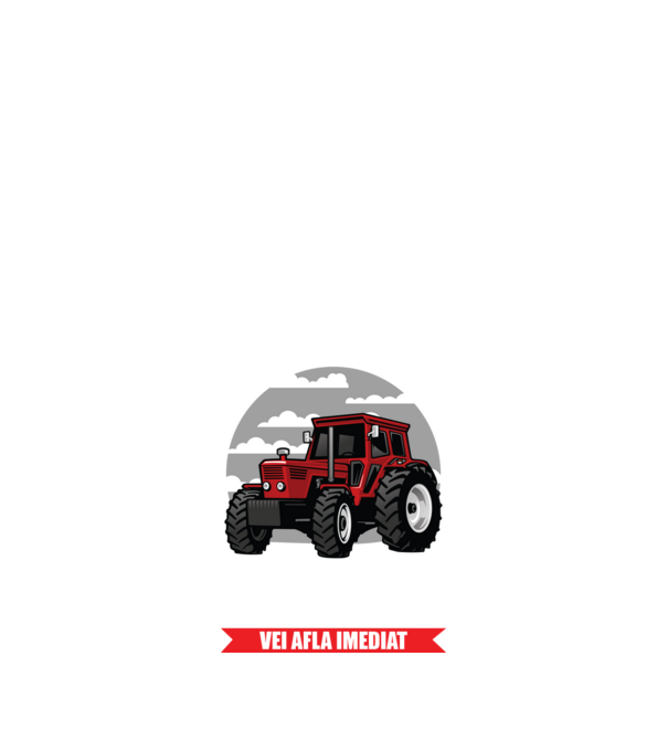 există viață după moarte? Dacă îmi strici tractorul, vei afla imediat model negru pe tricou
