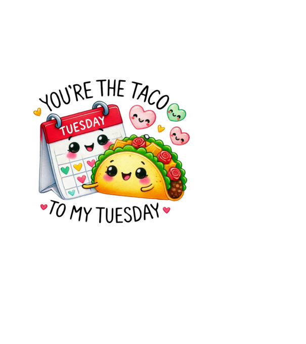 Taco to my Tuesday model albastru deschis pe tricou