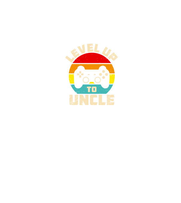 Level Up Uncle model negru pe tricou