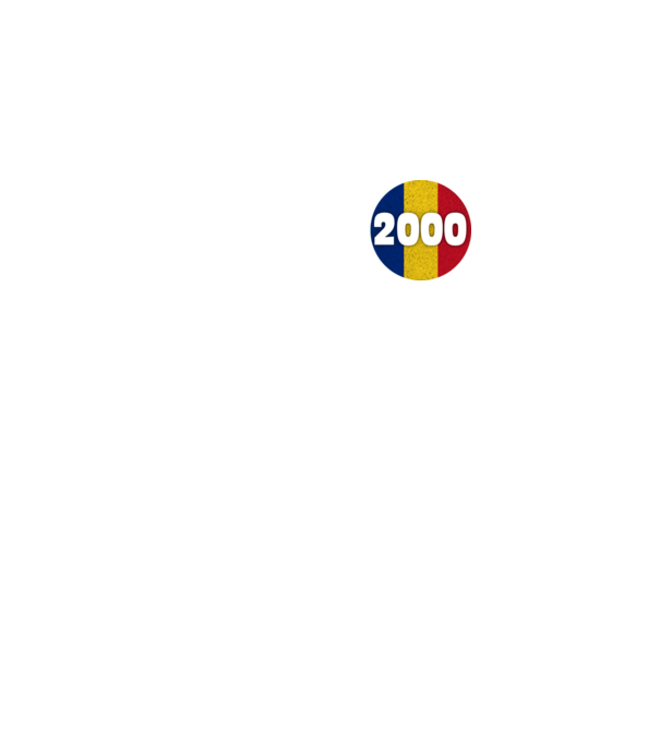 Made in 2000 model negru pe tricou