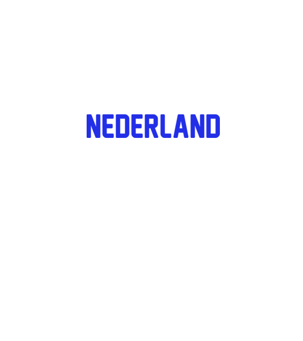 Nederland model alb pe tricou