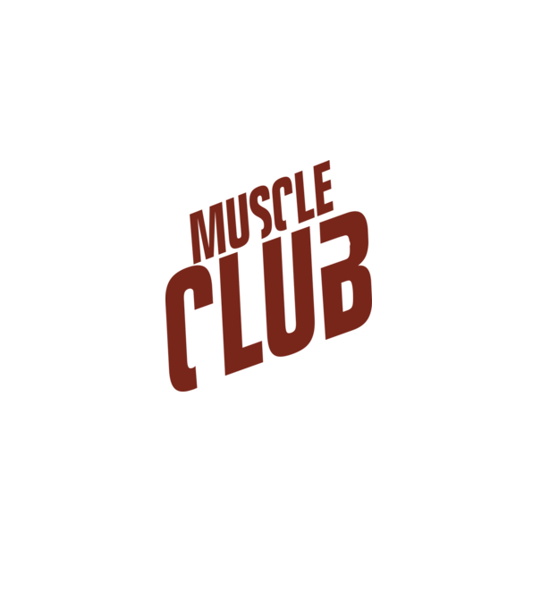 Muscle Club model negru pe tricou