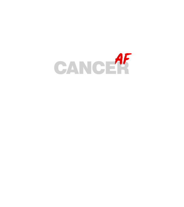 CANCER as fuck model negru pe tricou