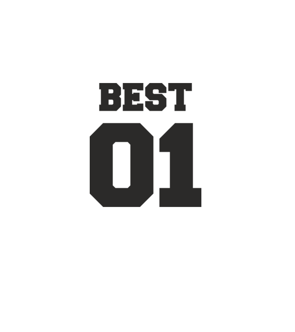 Best 01 model alb pe tricou