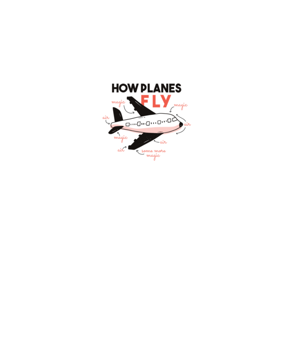 Avioane model alb pe tricou