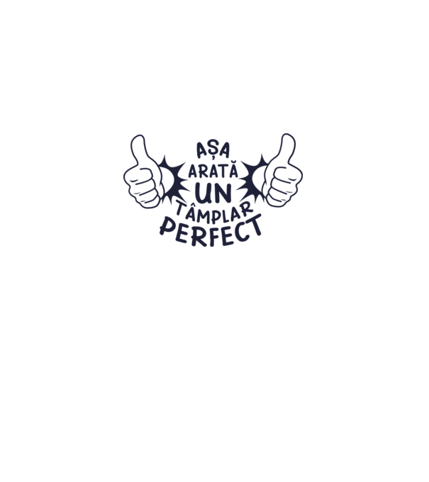 Așa arată un tâmplar perfect model alb pe tricou