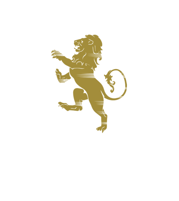 Lion Rampant model negru pe tricou