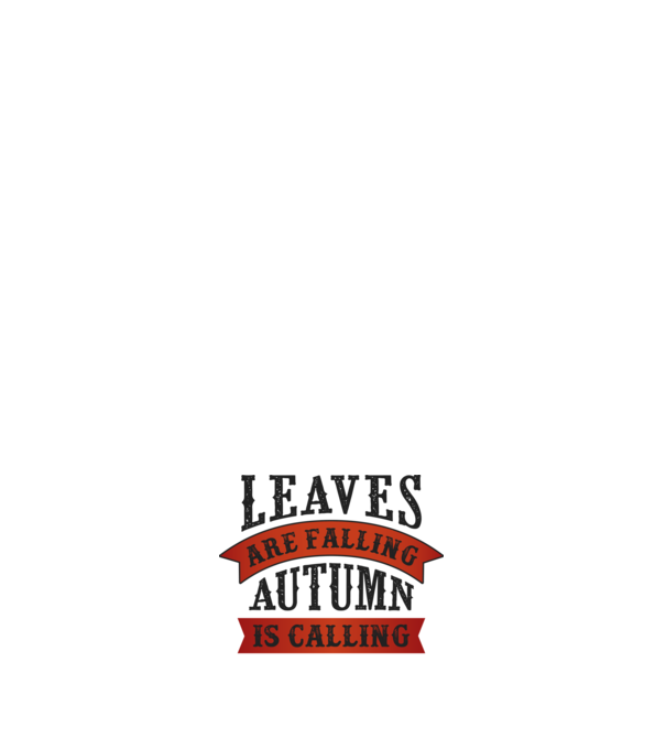 Leaves are falling autumn is calling model negru pe tricou