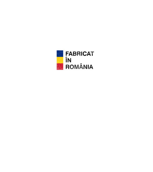 Fabricat în România model gri pe tricou