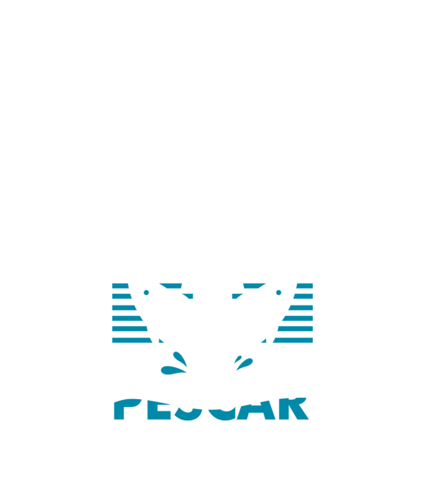 Pescar original model alb pe tricou