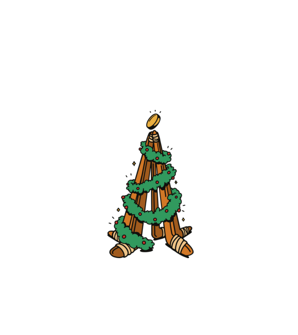 Hockey tree model alb pe tricou