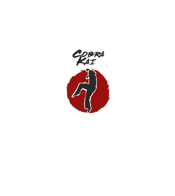 cobra kai larusso model gri pe tricou