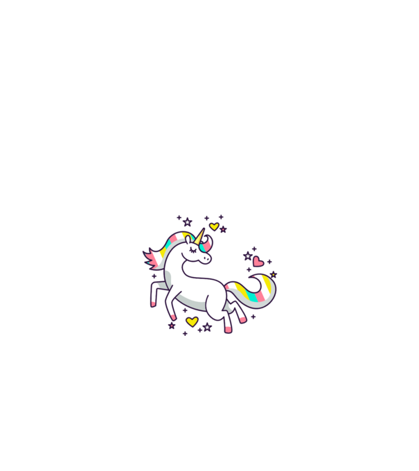 Unicorn Spark model albastru deschis pe tricou