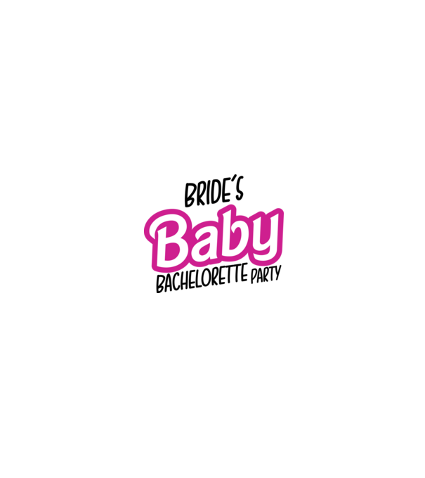 Bride Barbies baby model alb/roșu pe tricou