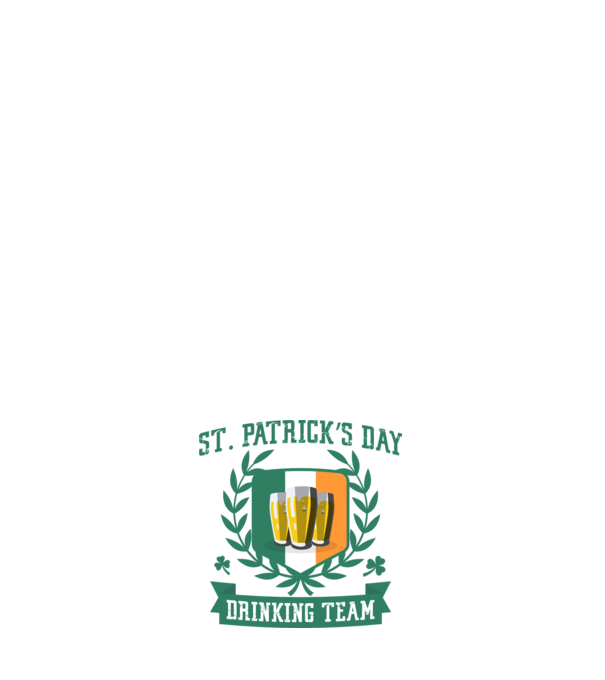 St Patrick Drinking team model roz deschis pe tricou