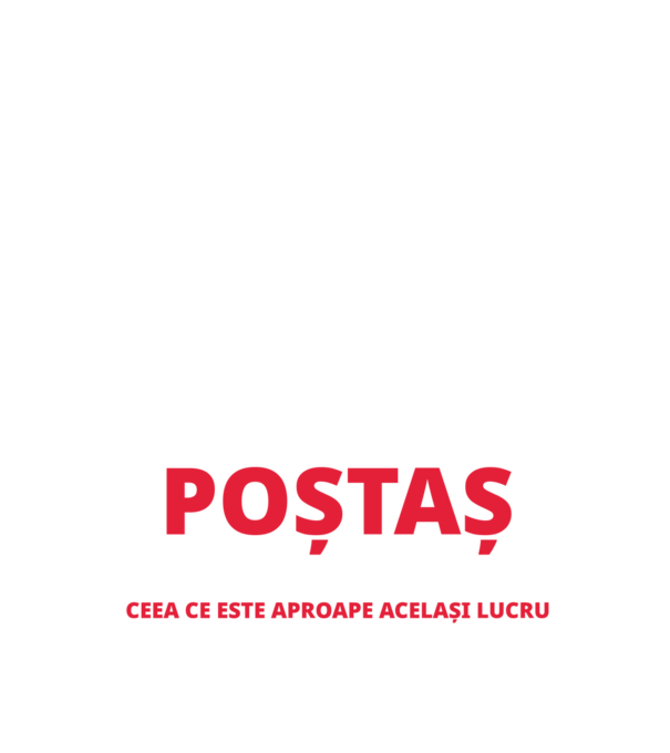 Supererou poştaş model negru pe tricou