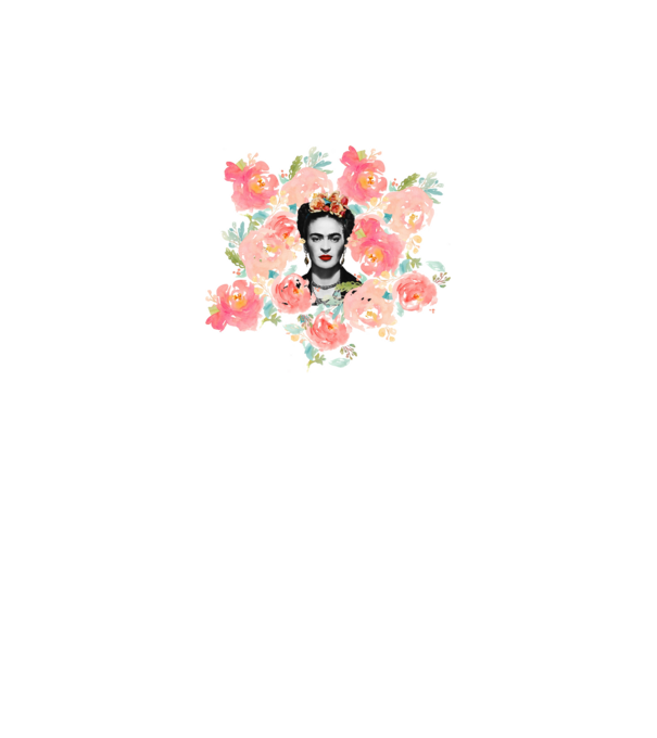 Frida Kahlo 2 model alb pe tricou