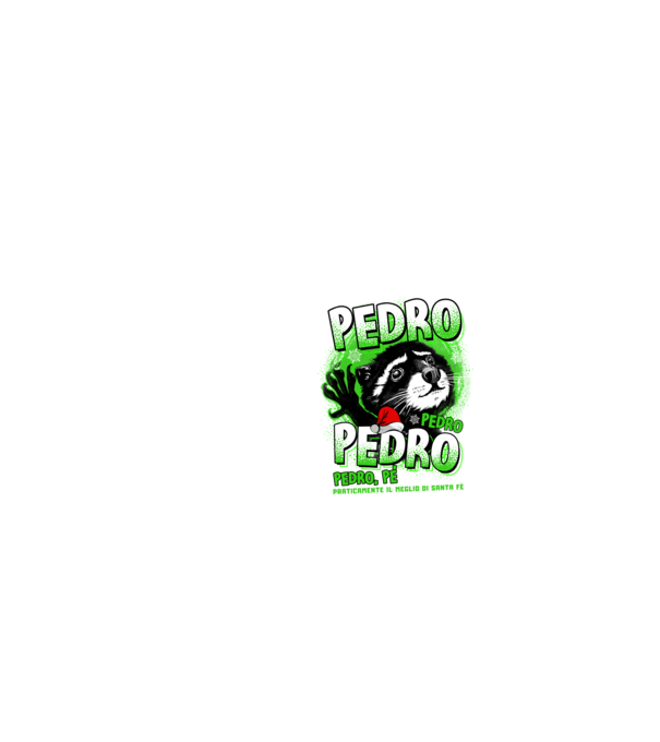Pedro pedro christmas model negru pe tricou