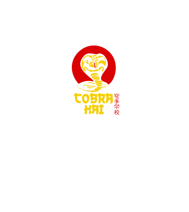 cobra kai japan logo model negru pe tricou