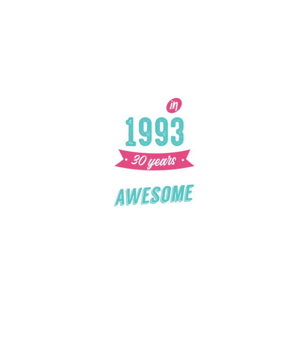 Made in 1993 model negru pe tricou