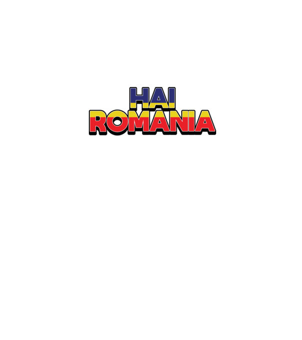 Subtitlu Hai Romania model alb pe tricou