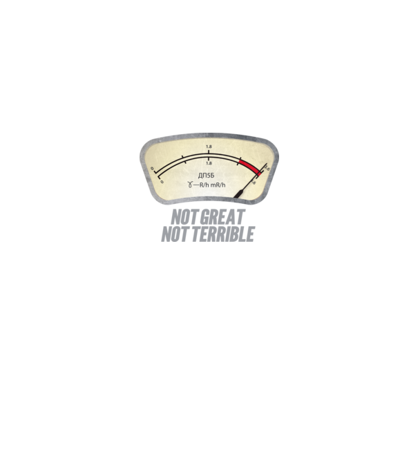 Dosimeter model mentă pe tricou