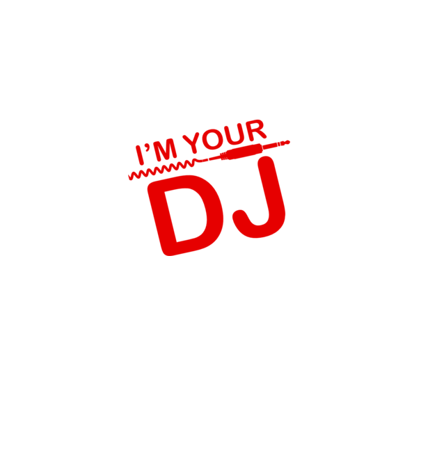 Im your DJ model negru pe tricou