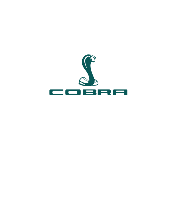Cobra model alb pe tricou