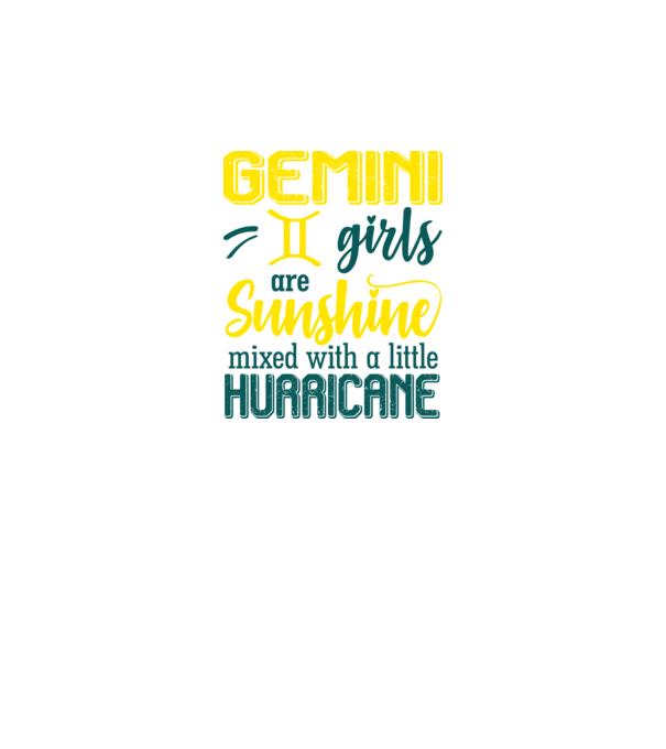 Sunshine with Hurricane GEMINI model negru pe tricou