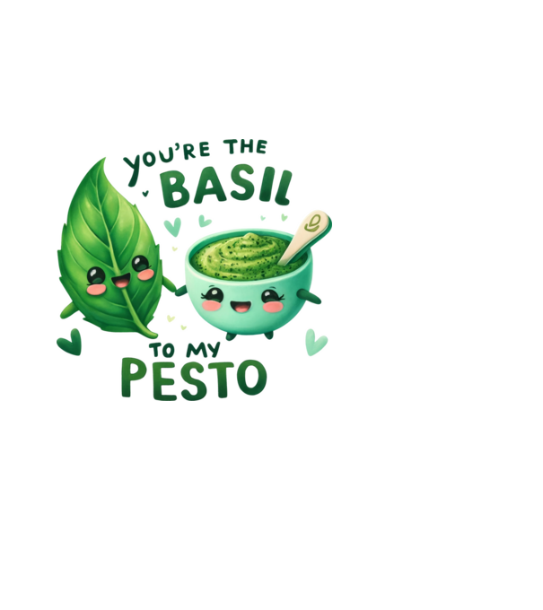 Basil to my Pesto model negru pe tricou