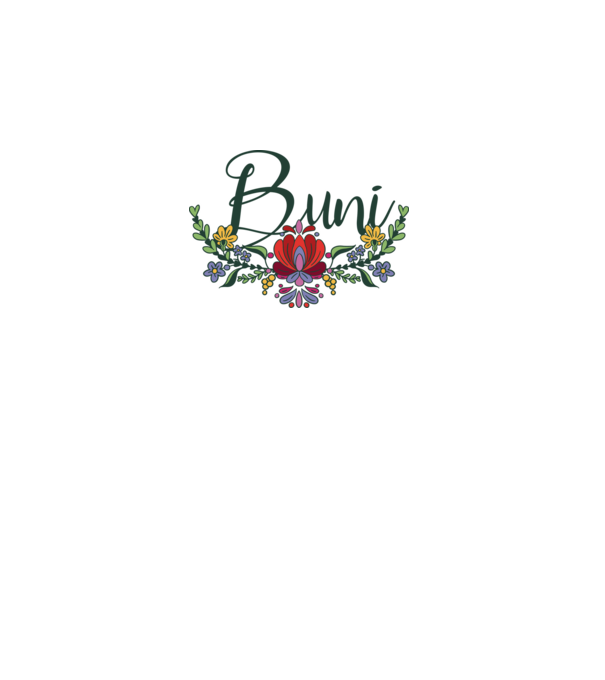 Buni model alb pe tricou