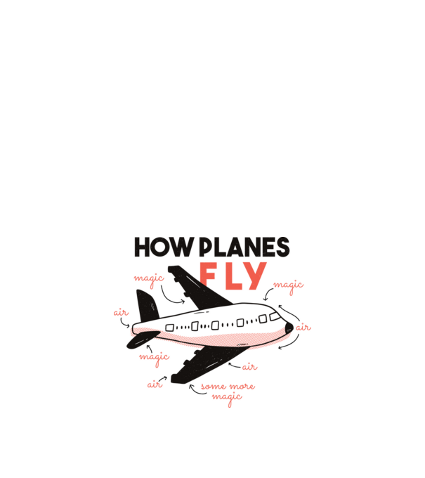 Avioane model alb pe tricou
