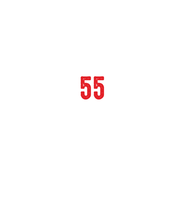 Purtătorul acestui tricou a împlinit: 55 de ani model negru pe tricou